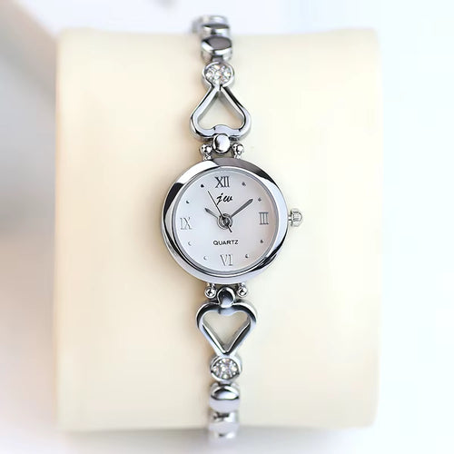 Women Bracelet Watch Exquisite Silver Rose Gold Ladies Luxury Wristwatches Rhinestone Simple Fashion Female Quartz Relogio Clock