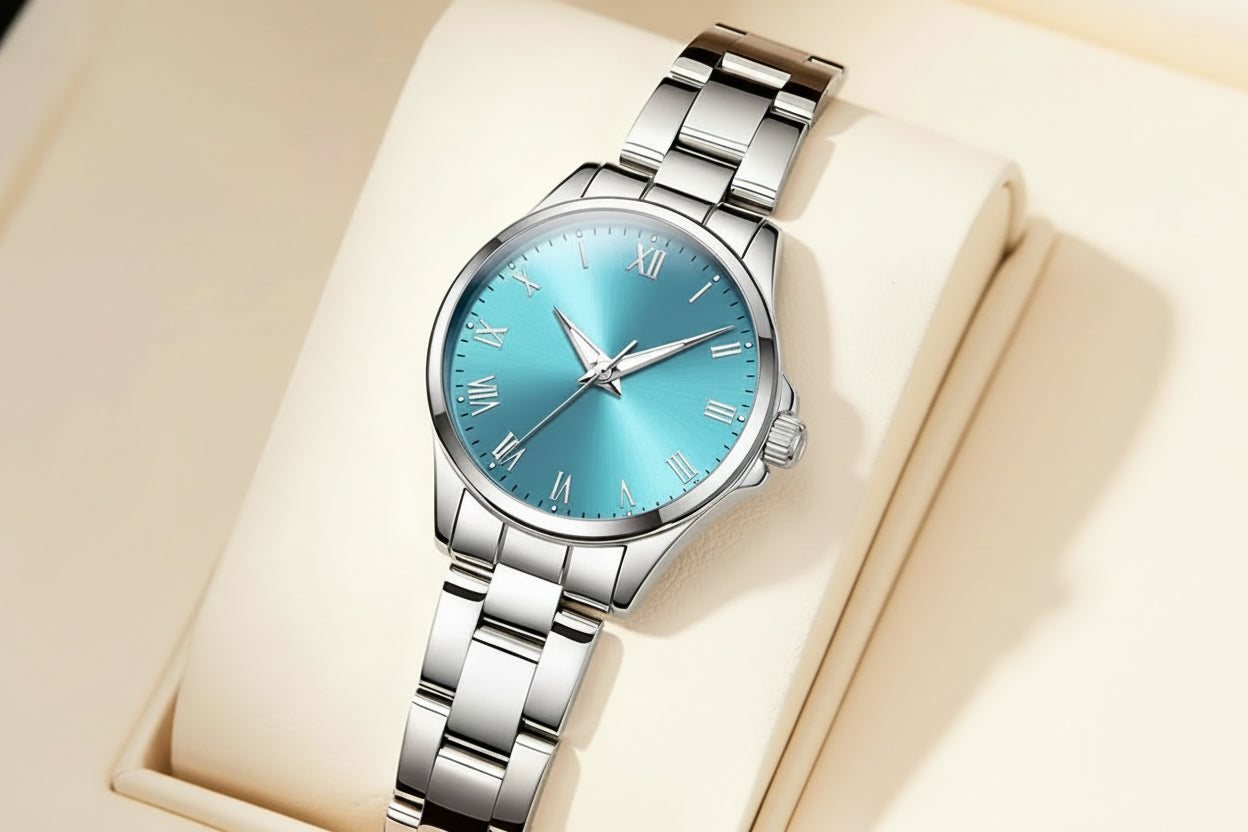 3668 Women Watch Luxury Original Waterproof Stainless Steel Quartz Watch Roman Automatic Date Women Watch Reloj Para Mujer