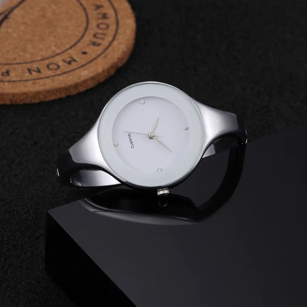 Luxury Crystal Bracelet Watch Women Watches Simple Fashion Women'S Watches Stainless Steel Ladies Watch Clock Reloj Mujer
