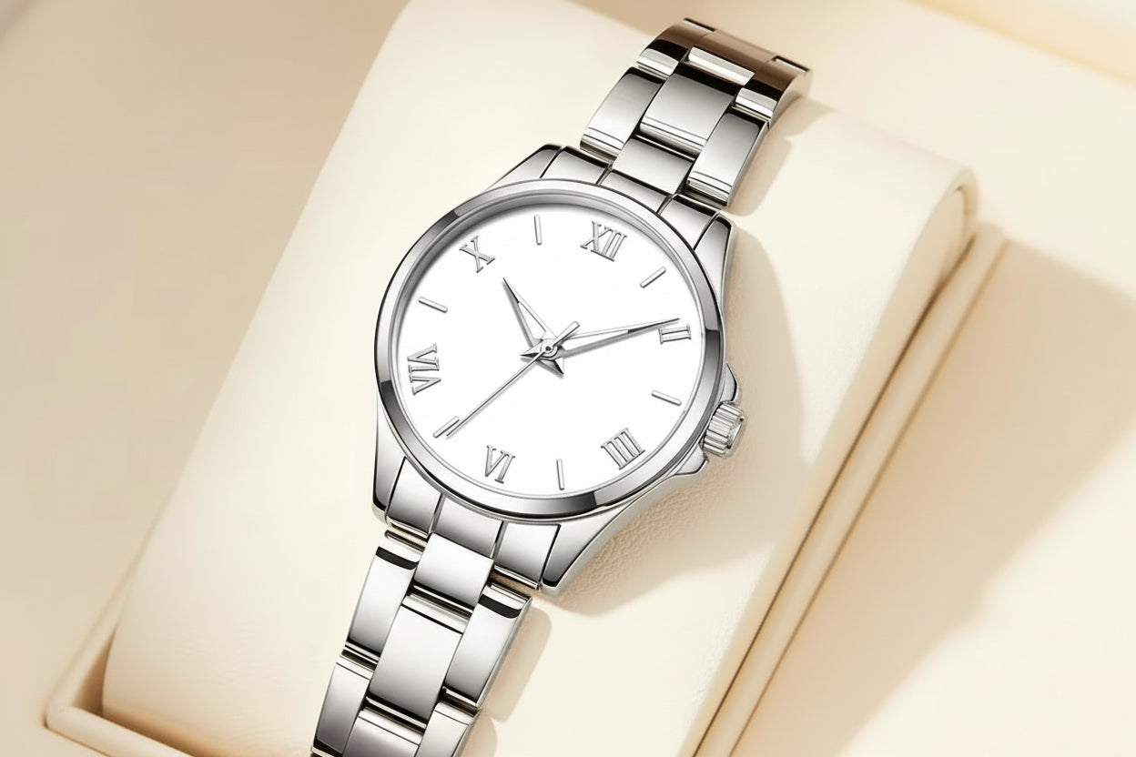 3668 Women Watch Luxury Original Waterproof Stainless Steel Quartz Watch Roman Automatic Date Women Watch Reloj Para Mujer