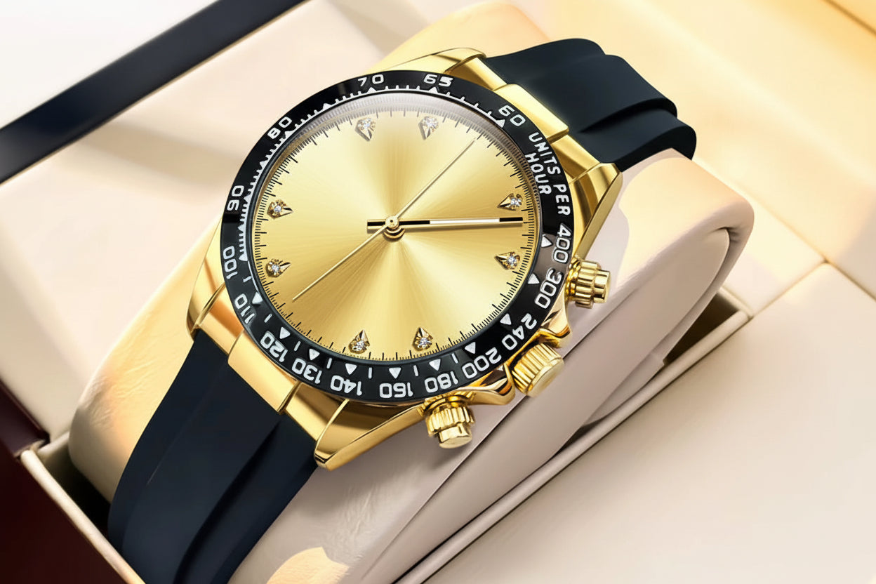 5618 Women Watch HD Multi Functional Waterproof Luminous Chronograph Sports Silicone Strap Luxury Brand Quartz Women Watch