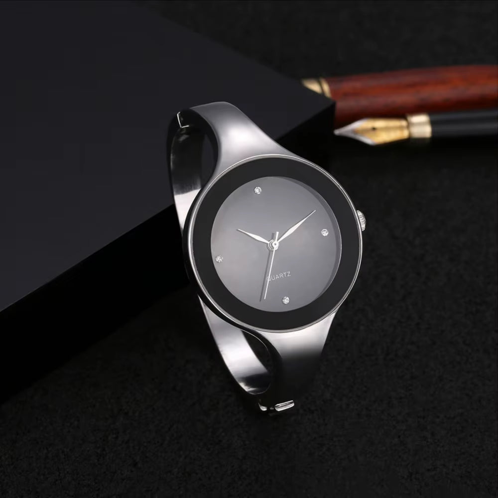 Luxury Crystal Bracelet Watch Women Watches Simple Fashion Women'S Watches Stainless Steel Ladies Watch Clock Reloj Mujer